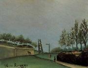 Henri Rousseau Fortification Porte de Vanves oil painting artist
